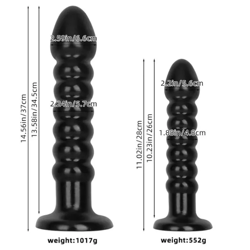 Huge Anal Plug Dildos Stimulate Anus Vagina ButtPlug Big Penis Prostate Massage Anal Dilator with Sucker Sex Toys Masturbator 18 — image 1