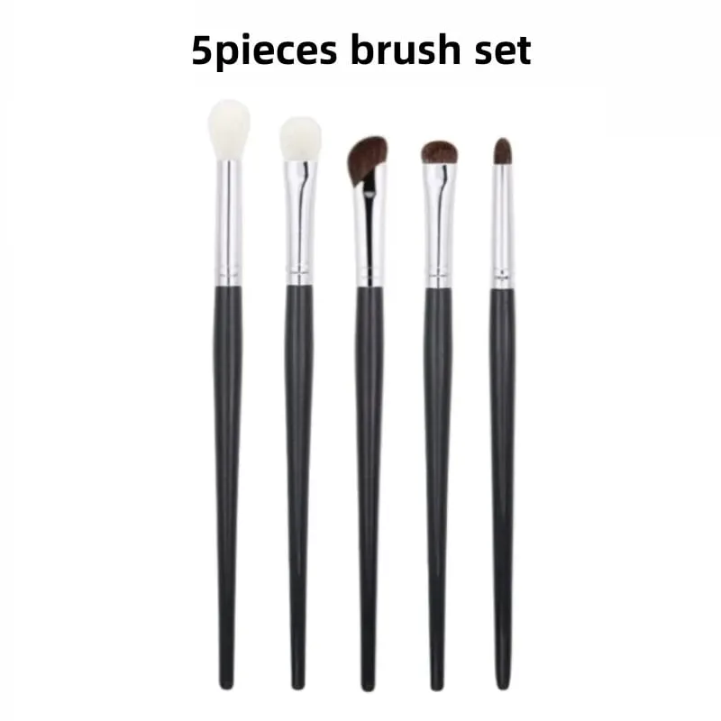 Eyeshadow Brush Set Kit Natural Hair 5Pieces Eye Shadow Makeup Brushes Beauty Tools