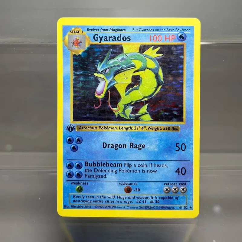 PKM Cards 1st Edition Charizard Blastoise Dragonite 1996 Base Set Single Foil Cards Game Collection Cards PTCG Proxy Cards — image 4