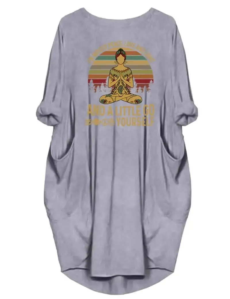 Plus Size Women Short Sleeve O-Neck Loose Casual Dresses High Street Unisex style Double Pockets Oversize Loose Outerwear Top