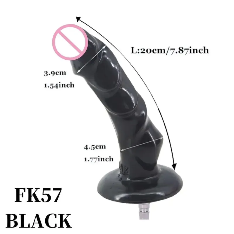Sex Machine Big Black Dildos Quick Connector masturbation Vibrator Realistic Dildos For Women Attachments Sex Toy for Adults — image 28