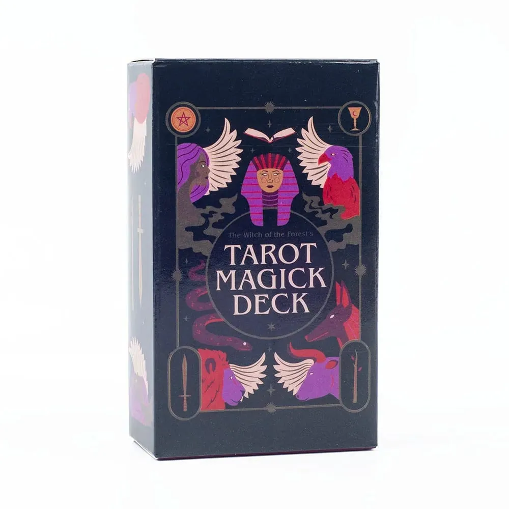 Tarot Magick Deck with Guidebook 10.3x6.1 cm Tabletop Oracle Cards for Parties for Divination and Spiritual Insight Board Game — image 2