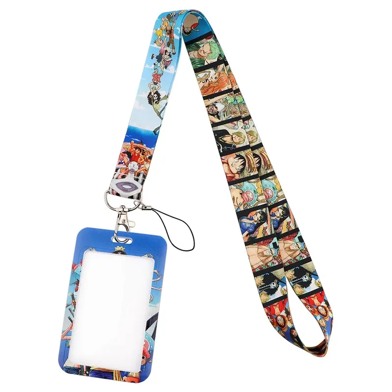 Credential Holder Keychains Neck Lanyard For Pass Card Credit Card Holder Cosplay Anime Accessories — image 3
