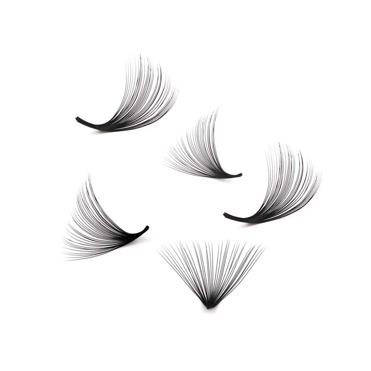 All Size 3D-40D Loose Fan Eyelash Extensions Mega Volume Fans Pointy Base Premade Fans Bouquet Professional Makeup Lashes
