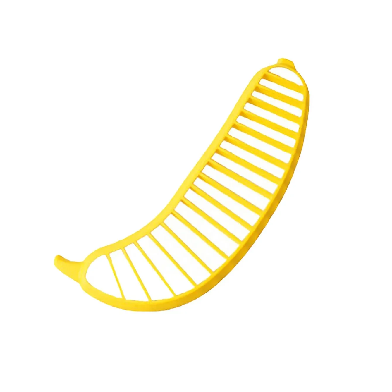 1pc divisor de banana prato de frutas salada de frutas fatiador de banana