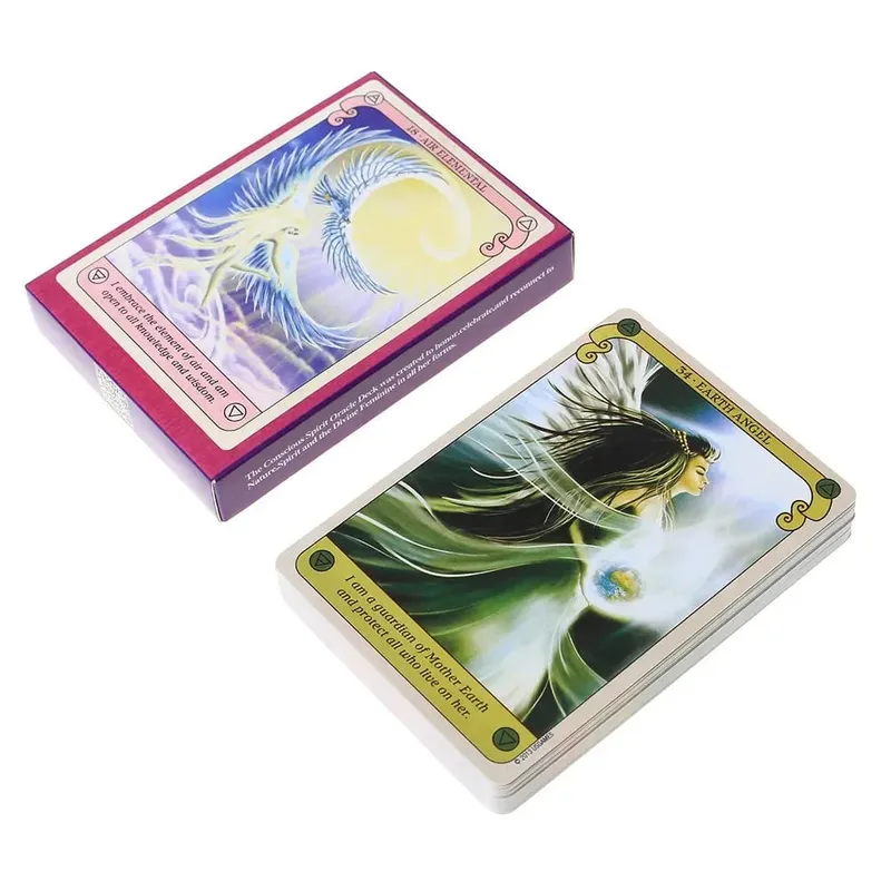 Spiriti Consapevoli Carta Oracolo A 45 Carte Durevoli Alla Moda Divertenti per Feste Carte da Gioco Tarocchi Mazzo di Carte Giochi da Tavolo — image 4