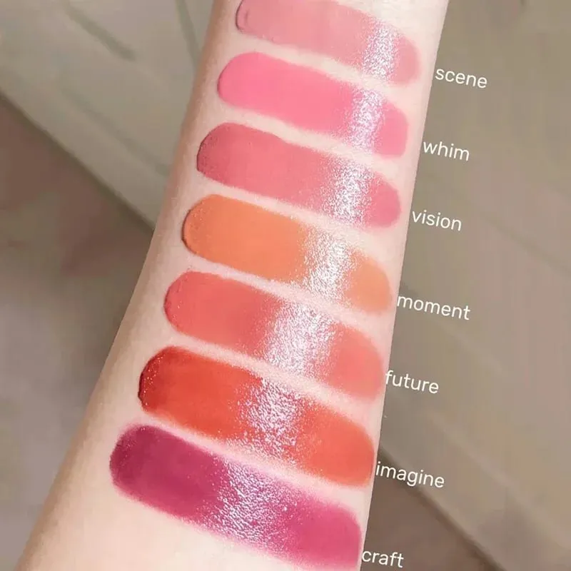 Hourglass Phantom Glossy Solid Lip Gloss Lipstick Anti-smudge Long-lasting Moisturization No Fading Natural Fresh Glow Makeup