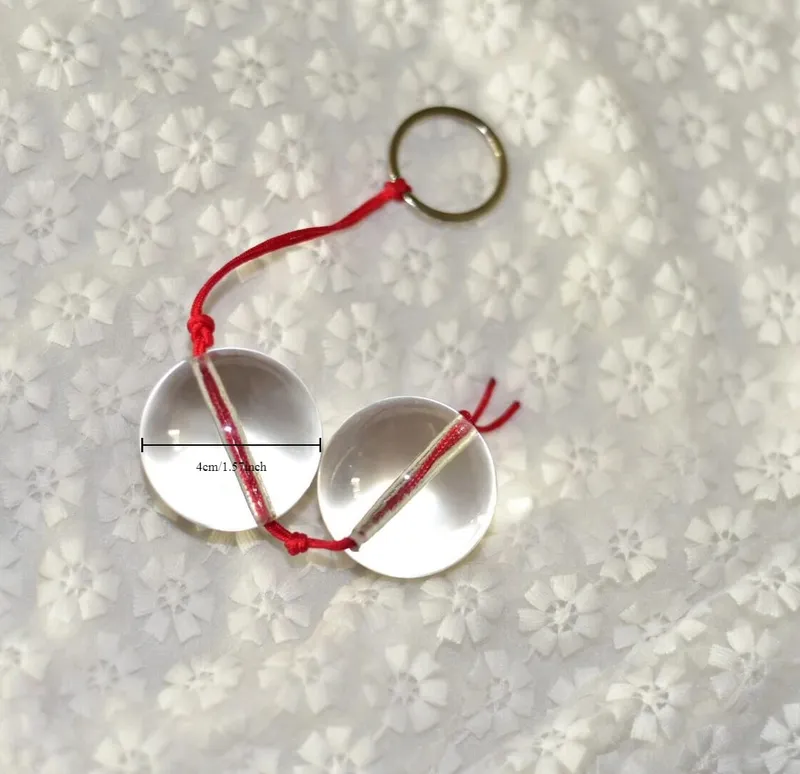 Big Crystal Glass Ball 40mm 50mm Anal Plug Beads Vagina Hand Training Vaginal Kegel Butt Plug Ball Sex Toys for Gay Women Men