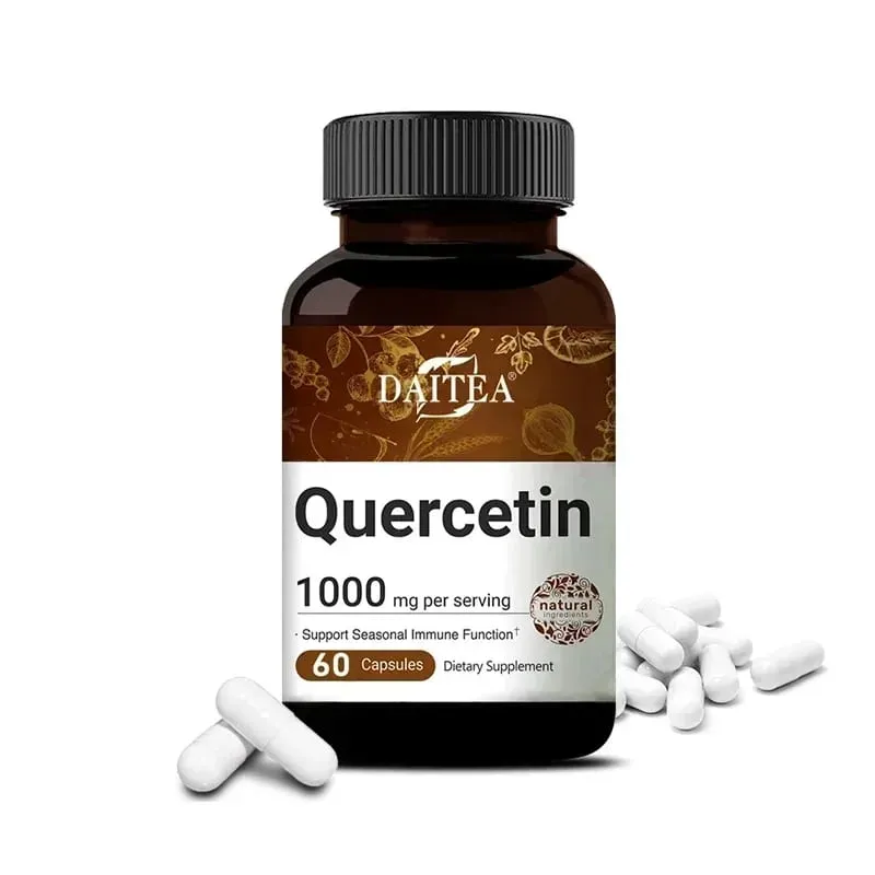 Quercetin Capsules 1000 Mg Supports Immunity Promotes Blood Circulation Metabolism Anti-oxidation Promotes Overall Health — image 8