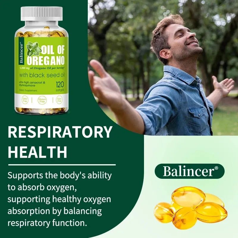 Oregano Oil Capsules-Improves Digestion and Intestinal Health Balances Intestinal Flora Boosts Blood Circulation Immune System — image 5