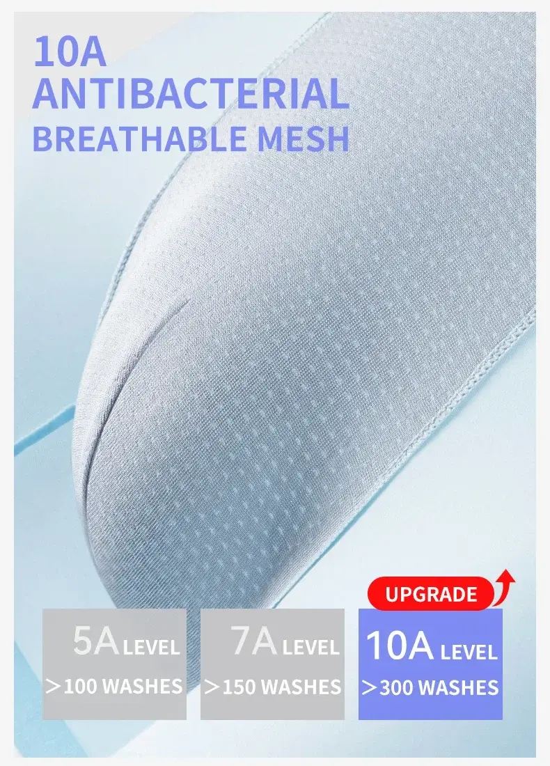 MiiOW 3Pcs Summer Ice Silk Men's Panties 10A Antibacterial Men Underwear Boxer Breathable Mesh Crotch Man Underpants Boxershorts — image 10