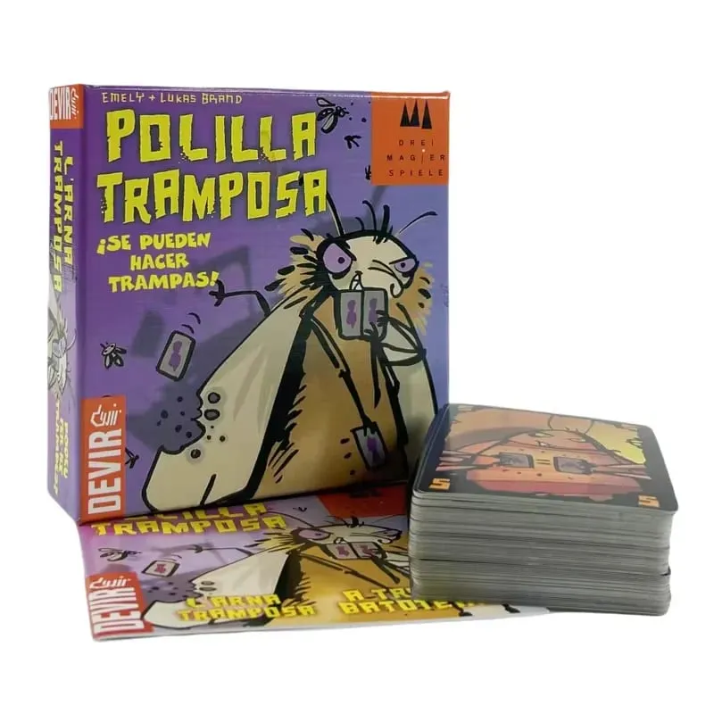 Spanish Mogel Motte Polilla Tramposa Card Game Devir-game Moth Cheate For Family Party Interactive Toys — image 1