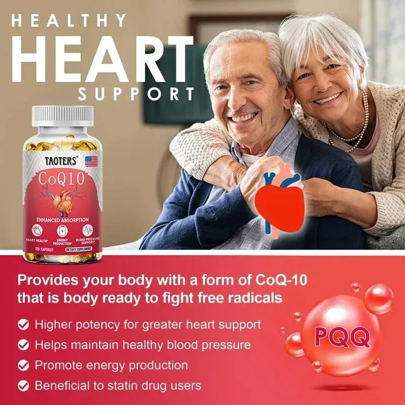 CoQ10 400mg - Συνένζυμο υψηλής απορρόφησης Q-10 Μη ΓΤΟ χωρίς γλουτένη Vegan Συμπλήρωμα Βιταμίνης Αντιοξειδωτική Υποστήριξη