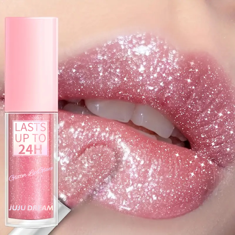Sparkling Gloss Lip Balm – Water-Gloss Mirror Finish Moisturizing Hydrating Non-Sticky Cup-Proof Plump Lips — image 5