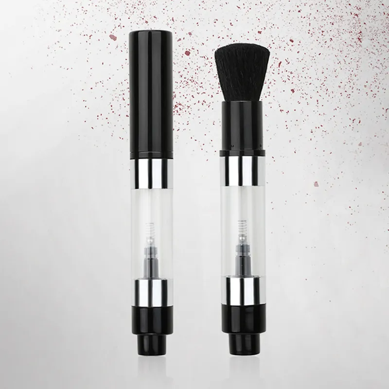 Multifunkční nasazovací štětec na pudr s rozprašovačem Plnitelný štětec na pudr Kosmetické štětce na pudr Základní štětec na tvářenku Makeup nástroje — image 5