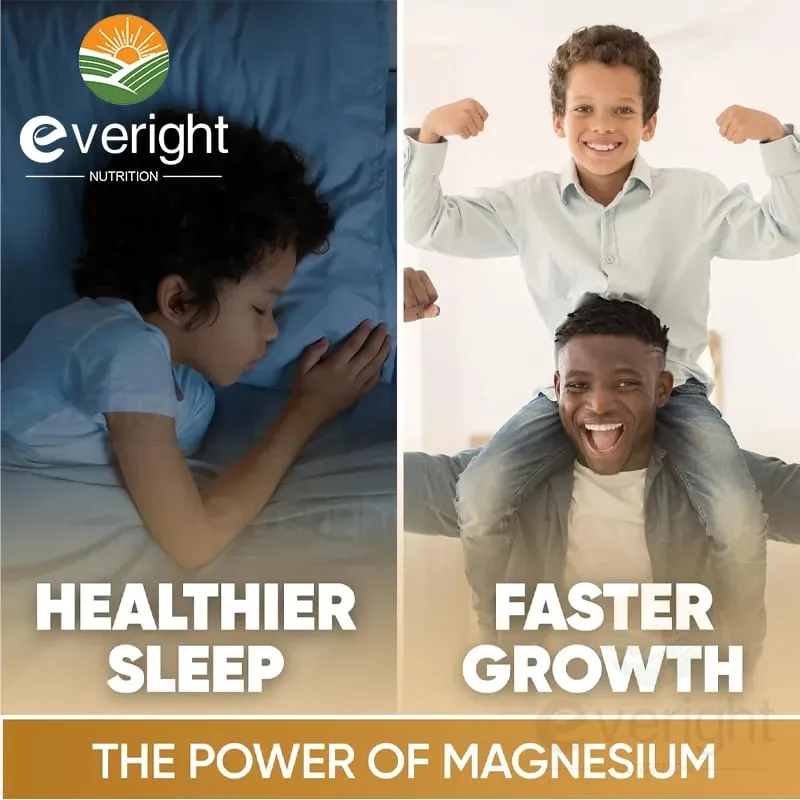 Suplemento para la fuerza ósea - para el crecimiento natural de la altura en adultos y niños - Alta absorción - Multivitaminas de calcio, magnesio y zinc — image 4