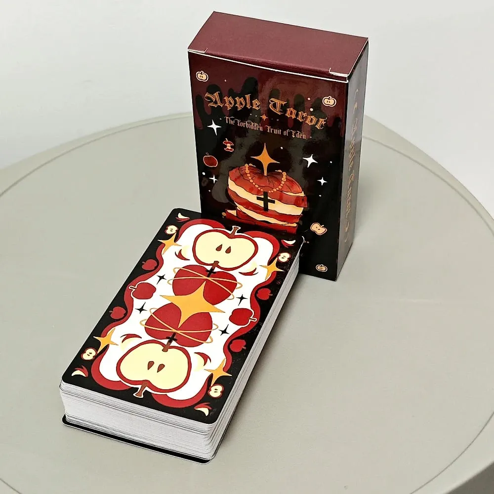 10.3*6cm Apple Tarot Deck 79 Pcs Tarot Cards Out of Curiosity about The Apples In The Garden of Eden