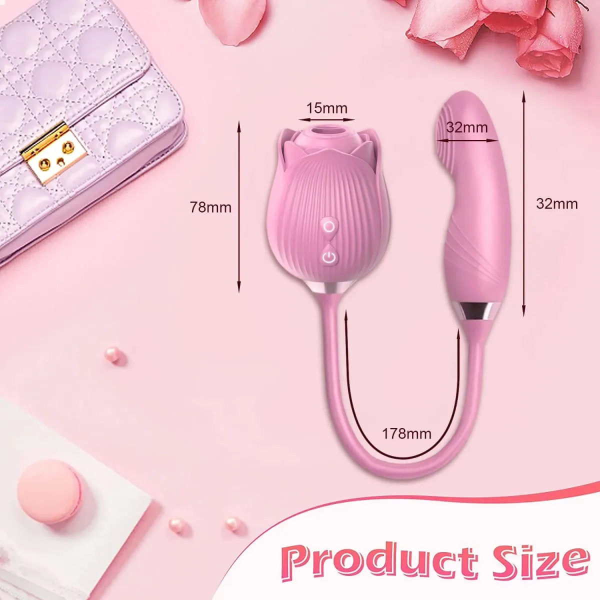 Clitoris Sucker Vibrator for Women Nipples Clit Stimulator Finger Wiggle G-Spot Vibrator Female Masturbator Sex Toy for Women — image 6