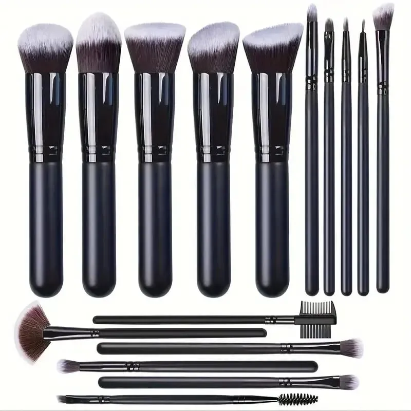 Professional 3/14/16Pcs Makeup Brushes Set Soft Fluffy Eye Shadow Foundation Concealer Blending Blush Brushes Women Beauty Tools — image 8