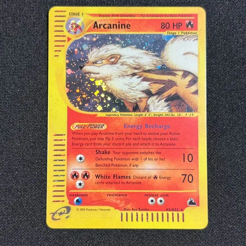 PKM Single Cards 1st Edition E-Card Celebi Charizard Skyridge (SK) Foil Cards Zapdos Aquapolis Classic Game Collection PROXY — image 3