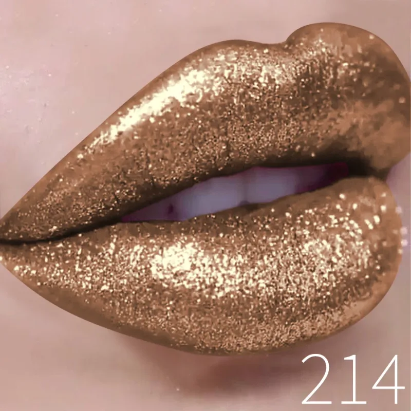 1PC Glitter Lip Gloss Long Lasting Waterproof Metallic Liquid Lipstick Pearl Shining High Pigment Lip Tint Korean Makeup Gifts — image 23