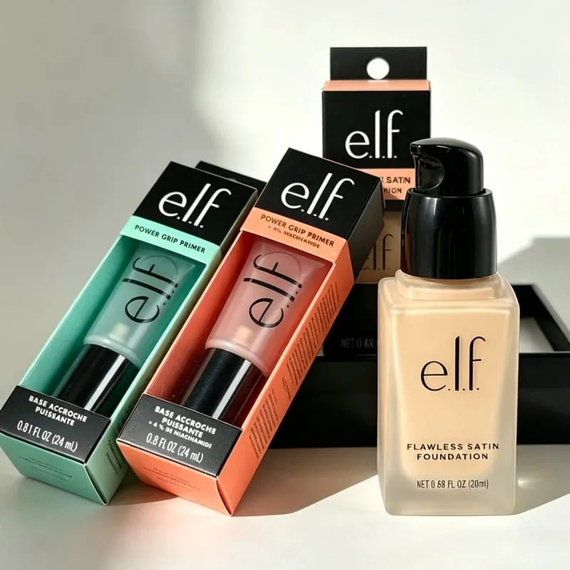 Elf Bestselling Skincare Makeup Green Gel Primer Exfoliating Clean Pores Liquid Makeup Setting Spray Long‑Wear Face Cosmetics — image 2
