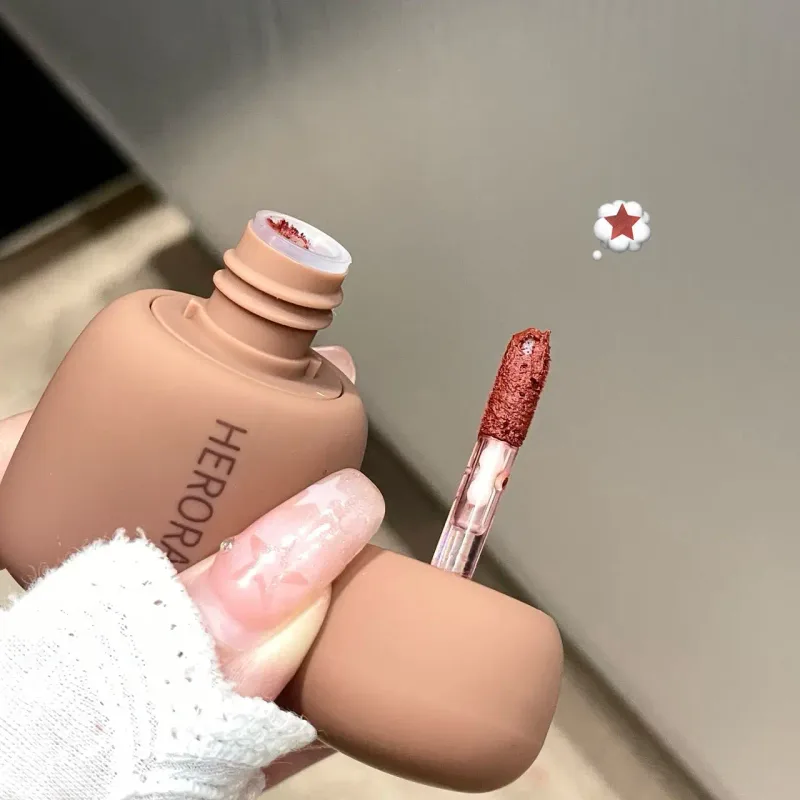 Herorange Velvet Matte Lip Mud Rich Pigment Non Transfer Long Lasting Smooth Non Dry Brighten Skin Daily Use — image 6
