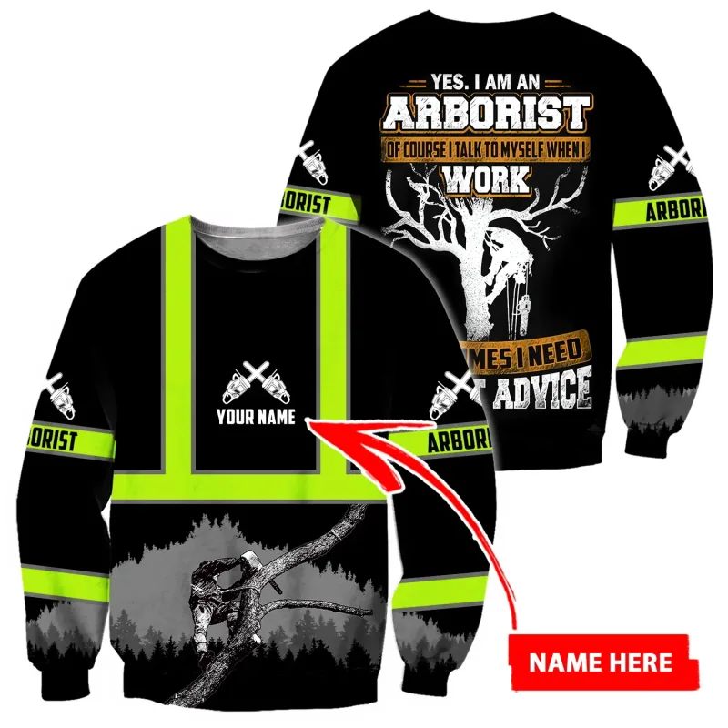 PLstar Cosmos Arborist Customized name 3D All Over Printed Fashion Men's hoodies Unisex pullover Casual Jacket Tracksuits TDD111 — image 10