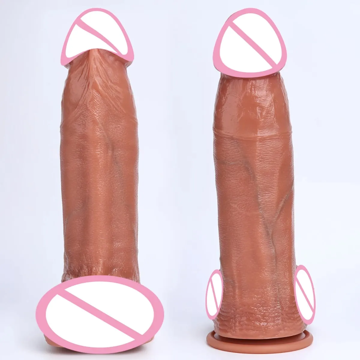 3 Sizes Realistic XXL Thick Penis Soft Silicone Dildo Male Genitals Vaginal Masturbation Suction Cup Dick Woman Anal Sex Toys 18 — image 6