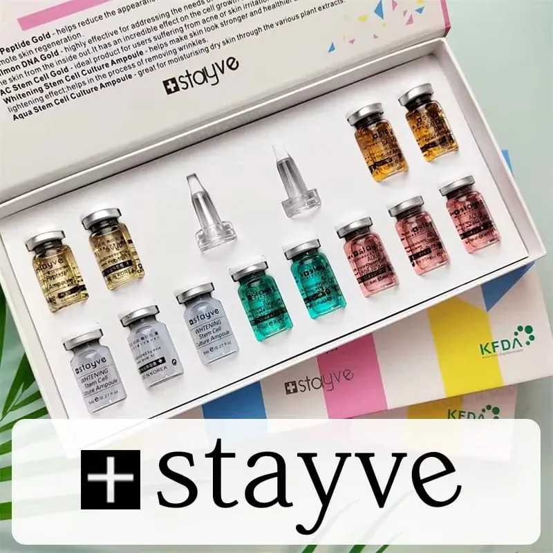 Salmon DNA/Peptide Korea Original Stayve 8ml Face BB Cream Glow Makeup Kit Hyaluronic Serum Ampoule Foundation Skin Care Beauty — image 3