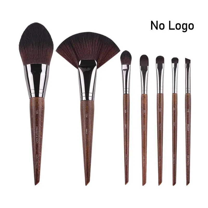 Natural wood Eye Makeup brushes whole set Pro Crease Eyeshadow Make up kit smudge highlighter eyebrow Lip lash brush practical