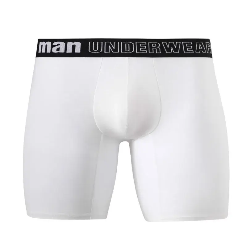 4pcs Men's Boxer Underwear Bamboo Fiber Boxers Soft Long Panties Shorts Mens Cotton Plus 7XL Cueca Boxer Masculino Calzoncillos — image 15