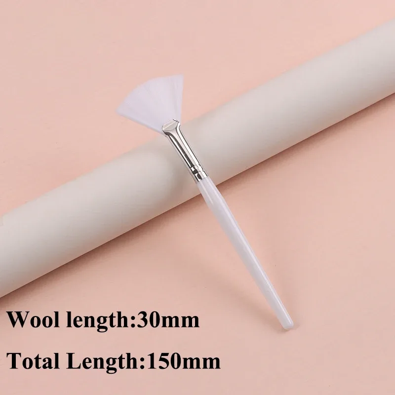 Practical Facial Brushes Fan Makeup Brushes Portable Mask Brush Cosmetic Tools for Women Flexible Facial Soft Mask Applicator — image 15