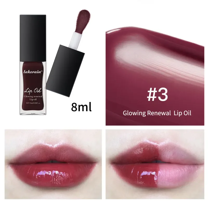 Lipgloss Mirror Lip Glaze Jelly Pout Lip Tint Long Lasting Moisturizing Shine Lipgloss Lip Makeup