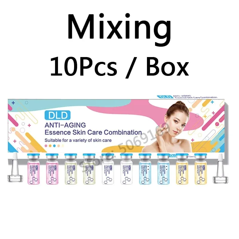 10pcs/box Korea BB Cream Glow Ampoule Skin Booster Serum Kit Whitening Niacinamide Foundation Moisturize Rejuvenate Skincare