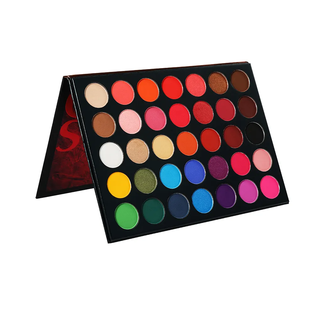 Beauty Glazed Eyeshadow Palette 35 Colors Matte Shimmer Natural Smokey Glitter Makeup Set for All Skin Types — image 2