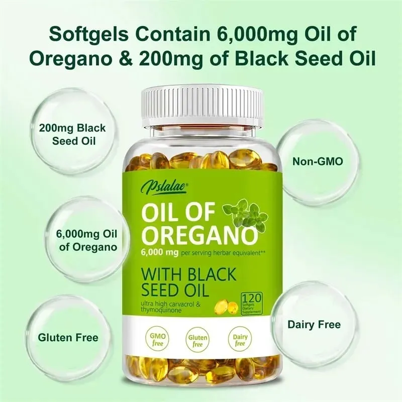 Oregano Oil - Immune and Antioxidant Support Supplement To Help Sustain Overall Well-Being Healthy Intestinal Flora — image 7