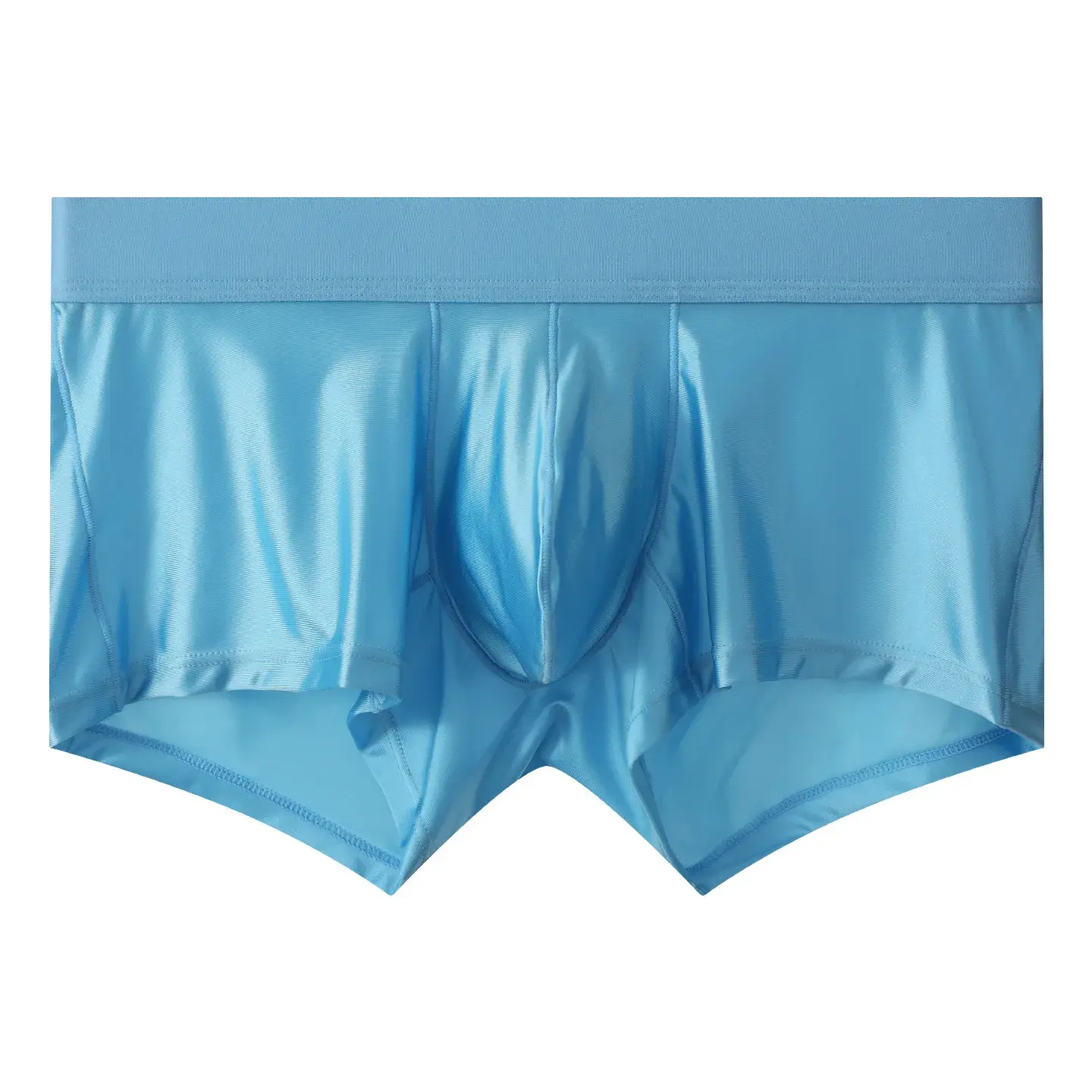 Celana Dalam Pria Celana Pendek Boxer Celana Dalam Nilon Ramping Solid Pria Celana Dalam Kantung JJ Pinggang Tengah Cueca Celana Dalam Pria Boxer Ropa Ukuran Plus M-XXL — image 5