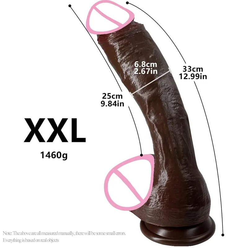Realistic Long dildo Black Anal Plug with Suction Cup Big Penis Butt Plug Long Dick Sex Toys for Women men Phallus Anal Dilator — image 4