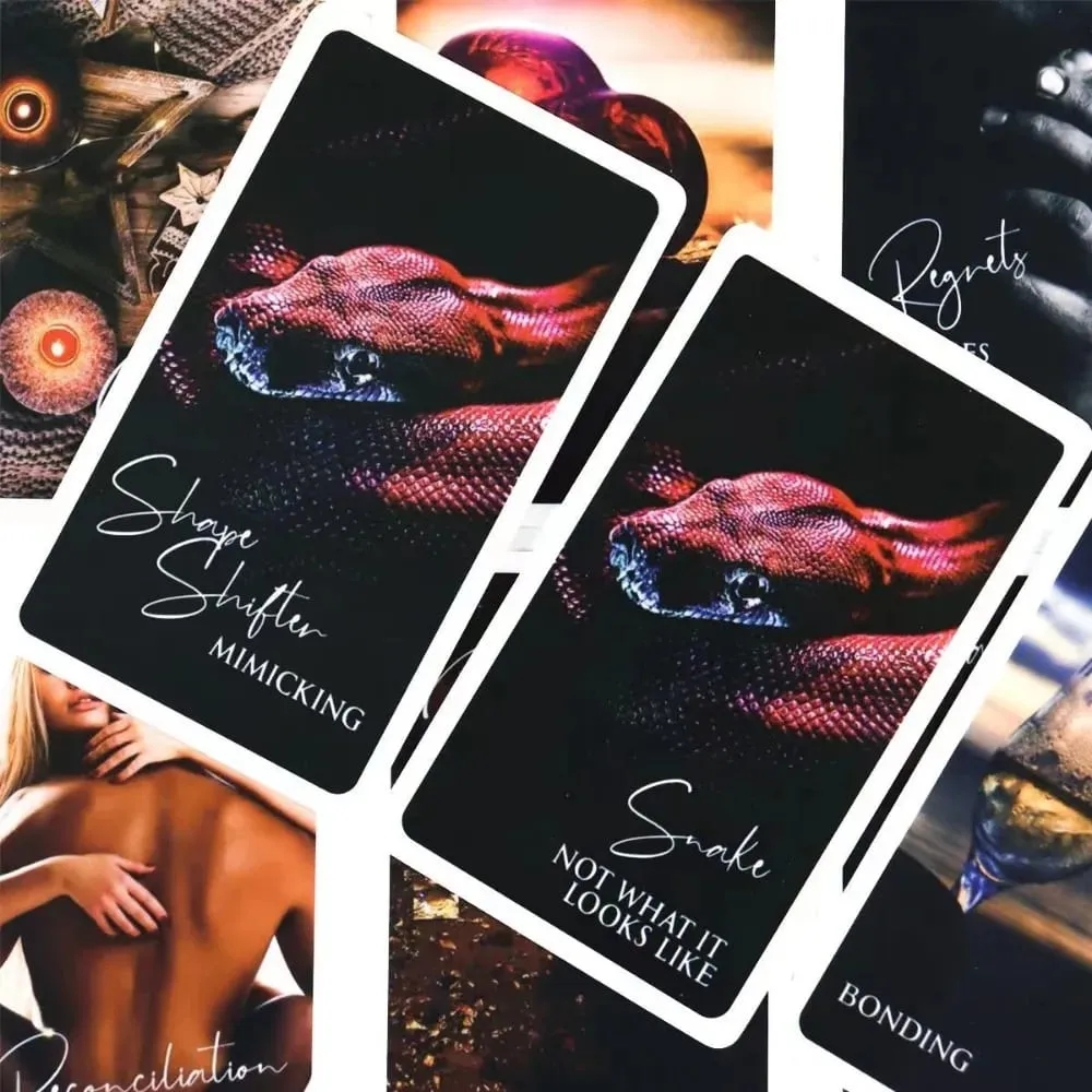 10.3*6cm Mystic Love Oracle Deck 79 Pcs Cards LOVE ORACLE Deck Tarot Deck Twin Flame Deck Messages — image 5