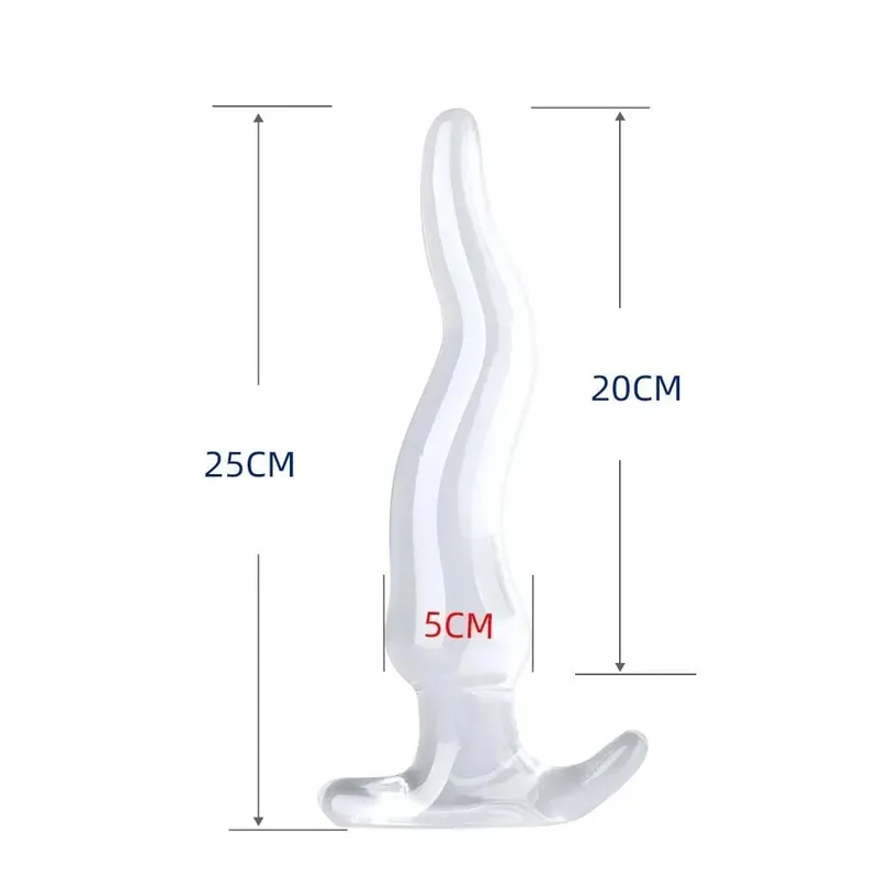 Transparent Big Dildos for Women Vagina Stimulator Anal Plug Artificial Animal Penis Female Masturbator Sex Toy Men Butt Dilator — image 11