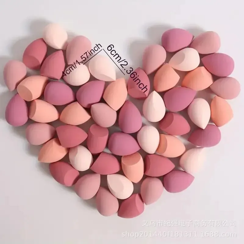 4/7/18 Piece Makeup Sponge Set Suitable for Liquid BB Cream Powder Application Makeup Egg Dry Wet Dual-Use Powder Puff Girl — image 2