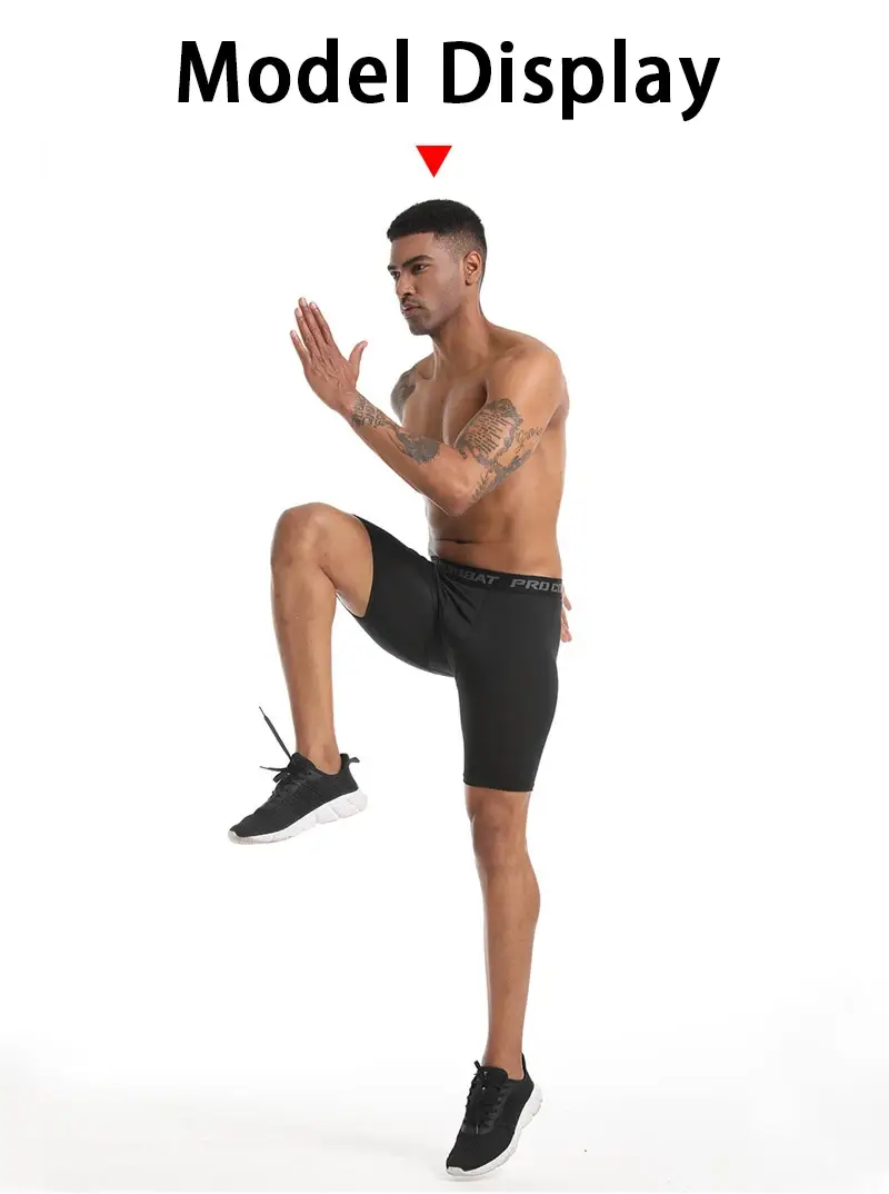 3-piece set of men's boxer shorts M-XXL quick drying black and white sports underwear, sweat absorbing, breathable and fitness