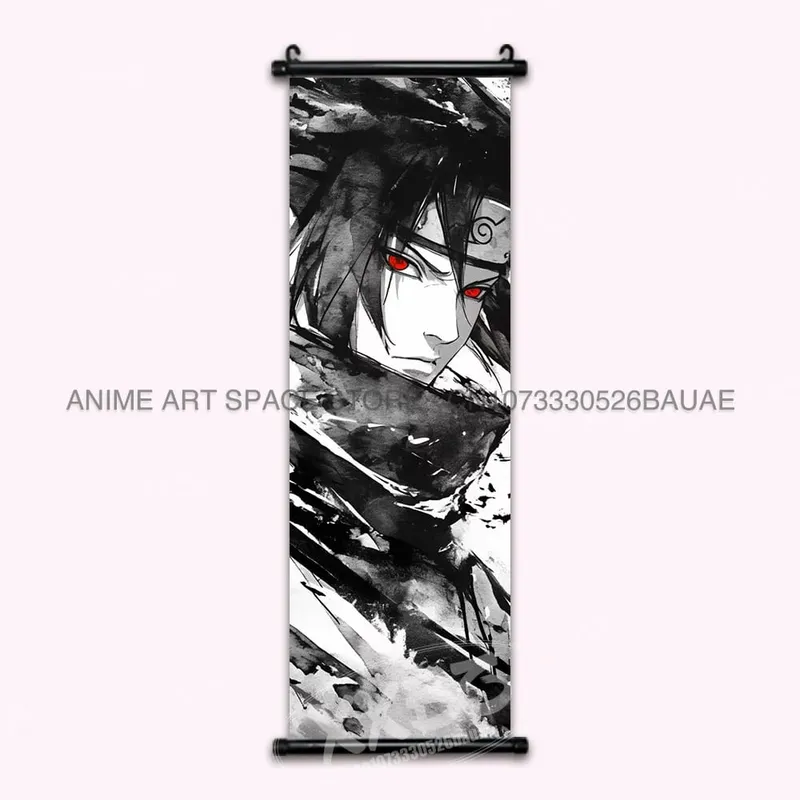 Anime Naruto Hanging Painting Hatake Kakashi Wall Art Scrolls Picture Uchiha Sasuke Home Decor Canvas Poster Haruno Sakura Mural — image 23