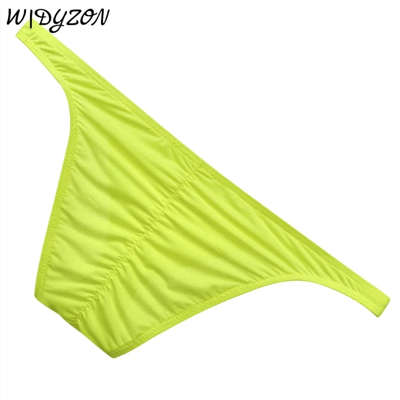 Mens Bikini Briefs Underwear Mesh Breathable Male Mini Panties Cuecas Masculinas Hip Lifting Sexy Slip for Men Exotic Lingerie — image 2