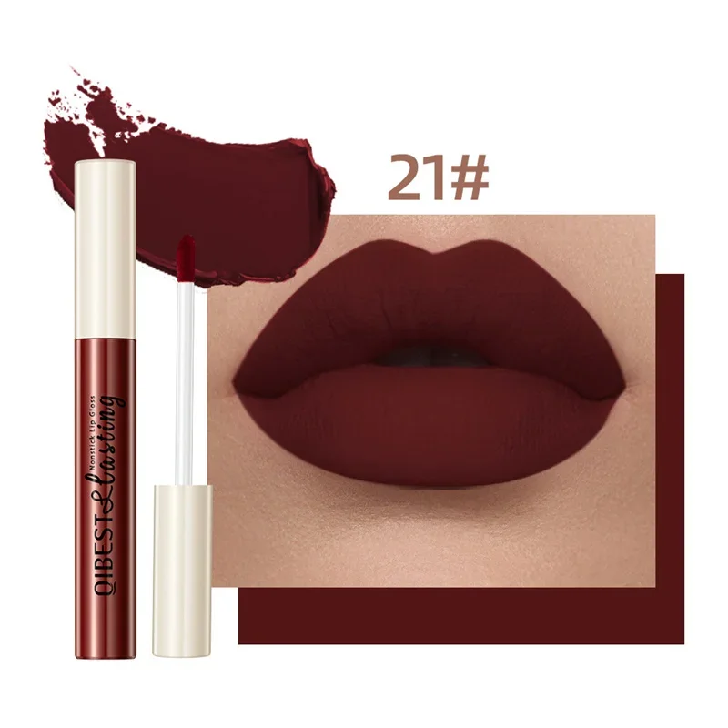 24 Colors Matte Liquid Lipstick Waterproof Long Lasting Velvet Red Lip Gloss Tint Makeup Cosmetic Lipsticks Lipglosses — image 30