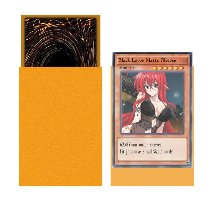 60 PCS/Lot Yu-Gi-Oh Card Sleeves YGO 62X89 Protective Sleeve Liner VG Due City BlackLotus Matte YUGIOH Card Sleeve Cover