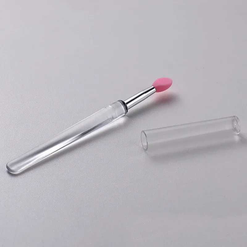 Silicone Lip Brush With Cover Soft Multifunctional Lip Mask Applicator Lipstick Lipgloss Portable Travel Makeup Brushes Reusable — image 8