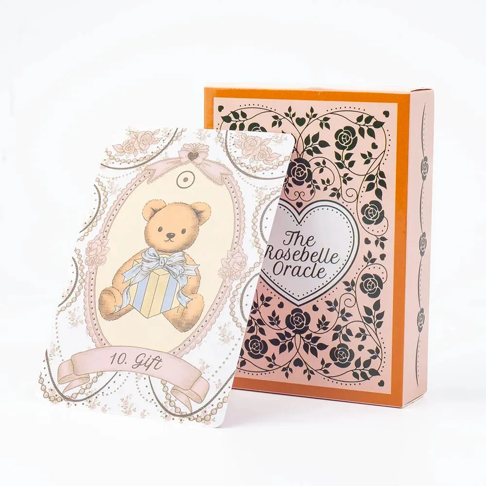 10.2*7.2Cm The Rosebelle Oracle cards A 65 Cards English Version Oracle Deck Divination Party Desktop Toy Entertainment — image 1