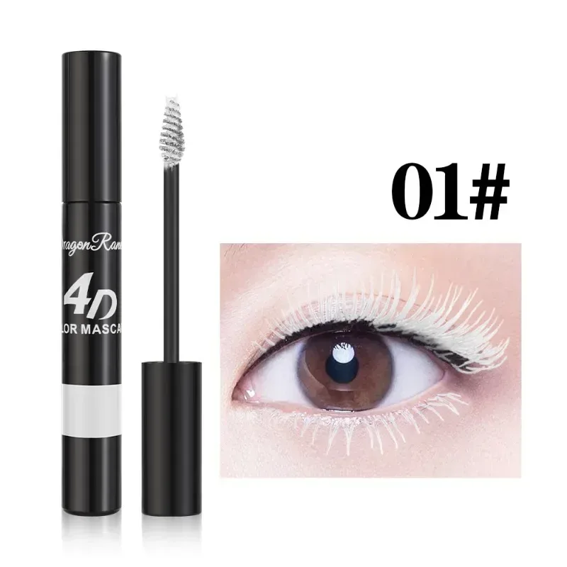 Colored Mascara Makeup 4D Silky Natural Long Eyelashes Mascara Waterproof Long-lasting Extension Thick Lasting Curling Mascara — image 18